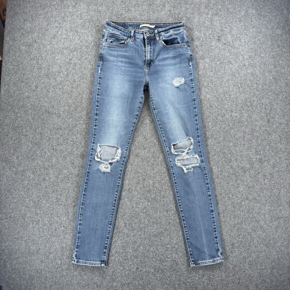Levi's Denim - Levi's 721 High Rise Skinny Jeans 18882-0166 Manic Monday Blue 27x30